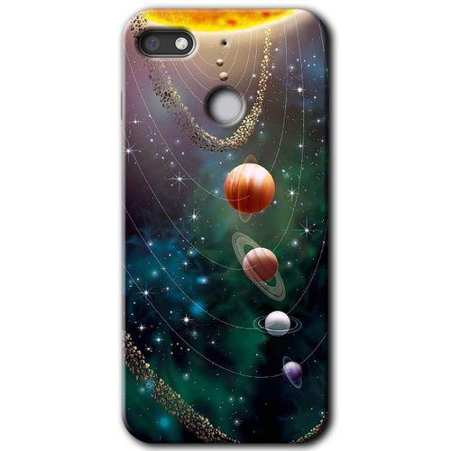 Potkal Hediye Fabrikası General Mobile GM 8 Go Kılıf HD Desen Baskılı Arka Kapak - Cosmos