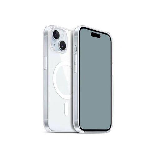 İphone 15 Plus Magsafe Sert Şeffaf Telefon Kılıfı
