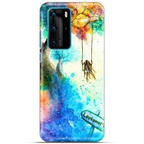 Lopard Huawei P40 Pro Uyumlu Kılıf Manipülasyon ☻ (47) Crystal Flex Kılıf Baskılı