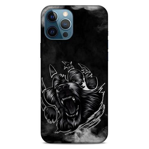 Lopard Apple iPhone 12 Pro Max Uyumlu Kılıf Tattoo's (19) Kılıfları Siyah