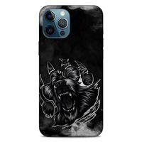 Lopard Apple iPhone 12 Pro Max Uyumlu Kılıf Tattoo's (19) Kılıfları Siyah