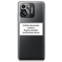 Xiaomi Poco M5s Kılıf HD Yazı Baskılı Silikon Arka Kapak - Yazı 14