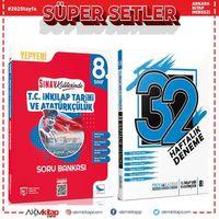 Sınav Yayınları 8. Sınıf T.C. İnkılap Tarihi ve Atatürkçülük Sınav Kalitesinde Soru Bankası ve Pruva Haftalık Deneme Seti 2 Kitap