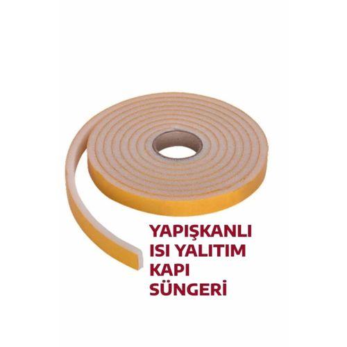 5 Adet 3 Metre Yapışkanlı Kapı Bandı Isı Yalıtım Süngeri