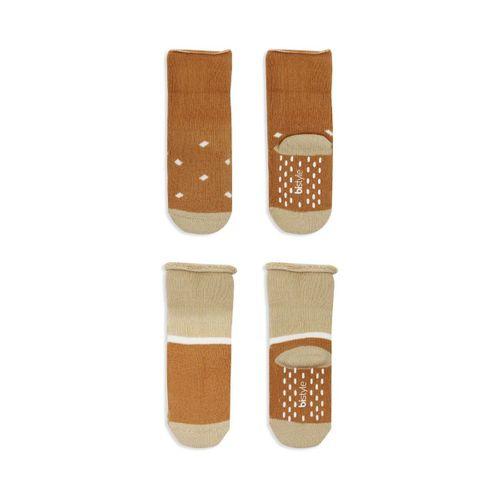 Bi̇style 2'li Havlu Soket Kaymaz Point Boy 10506 Hardal