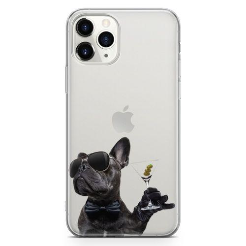 Apple iPhone 11 Pro Max Kılıf French Bulldog Arka Kapak Koruma Desenli Full Koruyucu