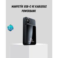 Manyetik Güç Bankası 15w Kablosuz 20w Pd Hızlı Şarj