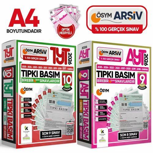 2027 YKS-TYT-AYT ÖSYM Çıkmış Soru Tıpkı Basım 20li (10+10) Deneme Paketi Video Çözümlü Türkiye Geneli