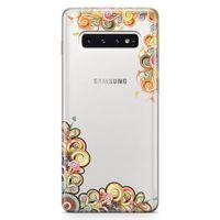 Samsung Galaxy S10 Kılıf El İşi Süsler Arka Kapak Koruma Desenli Full Koruyucu