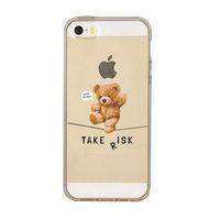 iPhone 5 Take Risk Premium Şeffaf Silikon Kılıf