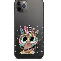 Zoologix (47) Apple iPhone 12 Pro Max Şeffaf Kılıf Silikon Desenli