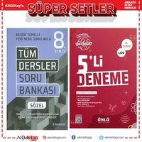 Tudem Yayınları 8. Sınıf Tüm Dersler Sözel Beceri Temelli Soru Bankası ve Ünlü 5 li Deneme Seti 2 Kitap