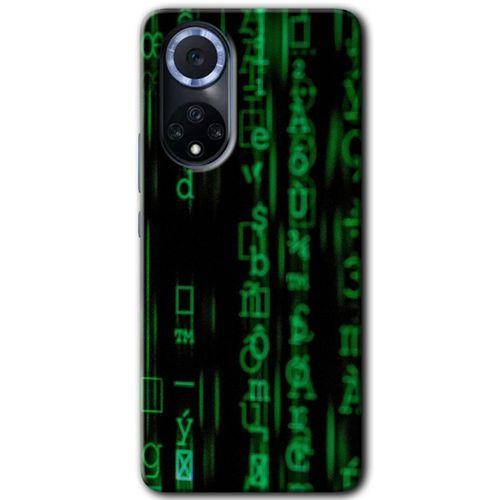 Huawei Nova 9 Kılıf HD Desen Baskılı Arka Kapak - Matrix + Kırılmaz Cam