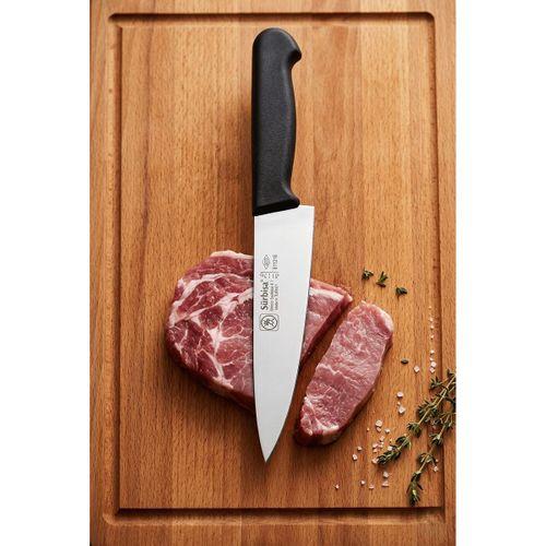 Kasap Bıçağı Şef Aşçı Et Biftek Doğrama Bıçağı Pimsiz Sap Sürmene Bıçak Sürbisa 61126
