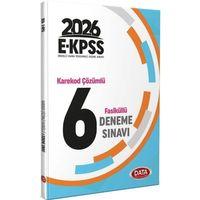 2026 EKPSS Tamamı Çözümlü 6 Deneme Data Yayınları