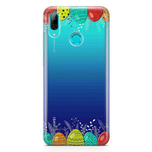 Huawei P Smart 2019 Kılıf Paskalya Bayramı Arka Kapak Koruma Desenli Full Koruyucu