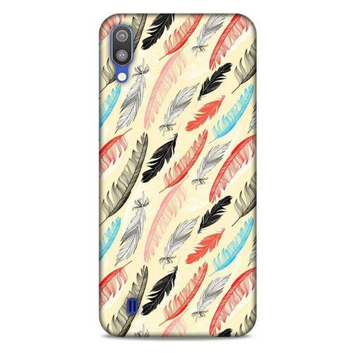 Samsung Galaxy M10 Kılıf Desenli Özel Seri Tüyler (48) Bumper Kılıf