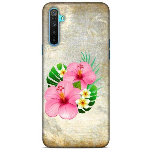 Lopard Oppo Realme 6i Uyumlu Kılıf Bahar (17) Tasarım Kılıf Pembe Yeşil