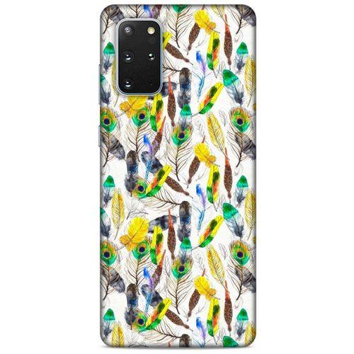 Samsung Galaxy S20 Plus Kılıf Desenli Özel Seri Tüyler (5) Koruma Kabı