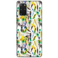 Samsung Galaxy S20 Plus Kılıf Desenli Özel Seri Tüyler (5) Koruma Kabı