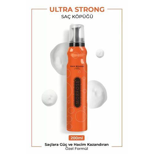 Ultra Strong Saç Köpük 200 ML - Ultra Güçlü Tutuş - mrfs