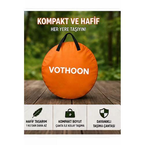Otomatik Kabin Giyinme Çadırı 120x120x190 Cm Üst H.alandırma Yan Pencereli Duş & Wc Çadırı