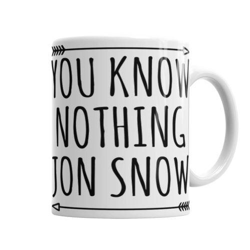 You Know Nothing Kupa Bardak Porselen