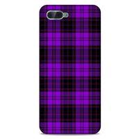 Oppo Rx17 Neo Uyumlu Kılıf Mor Delisi (12) Koruyucu Silikon Kareli