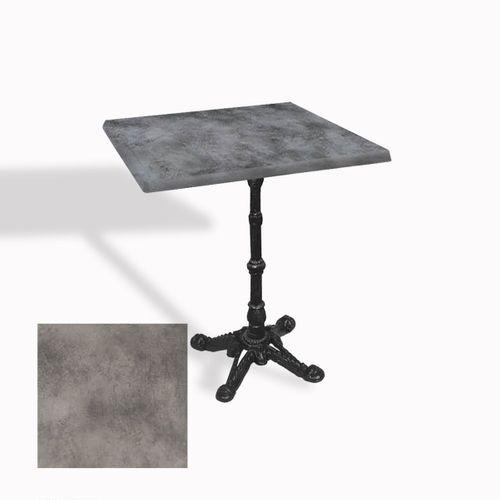 Dockers Çipa 1002 Döküm Ayak Kare Masa 70X70 cm - (Werzalit, Wermodin ve Allzalit Tabla) - Copperfield