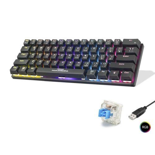 Mekanik Gaming Mini Klavye Blue Switch Rgb - Siyah G509B
