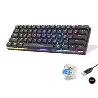 Mekanik Gaming Mini Klavye Blue Switch Rgb - Siyah G509B