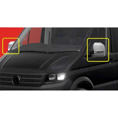 Volkswagen Uyumlu Crafter 2018+ Ayna Kapağı Abs Krom