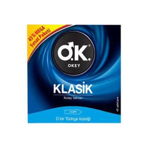 Okey O.k. Klasik 45'li Prezervatif Avantaj Paketi
