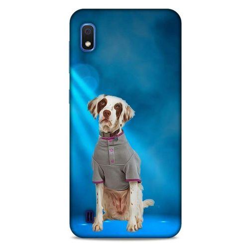 Samsung Galaxy A10 Kılıf Köpek Kıyafetleri (40) Fit Silikon Kılıf Dalmaçyalı Tşirt