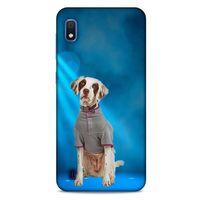 Samsung Galaxy A10 Kılıf Köpek Kıyafetleri (40) Fit Silikon Kılıf Dalmaçyalı Tşirt