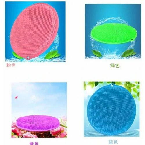 Yuvarlak Vantuzlu Banyo Sırt Kese Matı 26 Cm