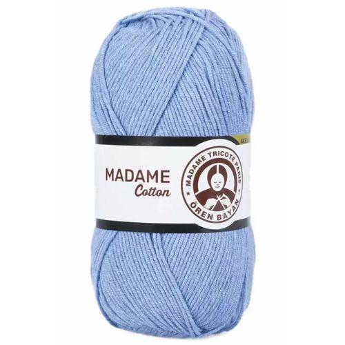 1 Adet Madame Cotton El Örgü İpi Yünü 100 gr 013 Koyu Mavi - mudanis