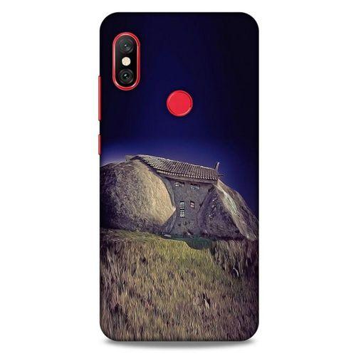 Xiaomi Mi A2 Lite Kılıf Dünya Mimarisi (30) Silicone Case Stone House Portekiz