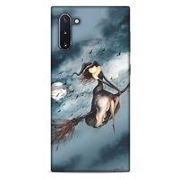 Y.Liva-2021 Özel Seri Cadılı Samsung Galaxy Note 10 Kılıf Silikon Kapak