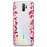 Oppo A9 2020 Kılıf Minik Kalpler Arka Kapak Koruma Desenli Full Koruyucu