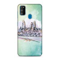 Samsung Galaxy M30s Uyumlu Kılıf Azarbaijan (2) Kabı Baki Silüet