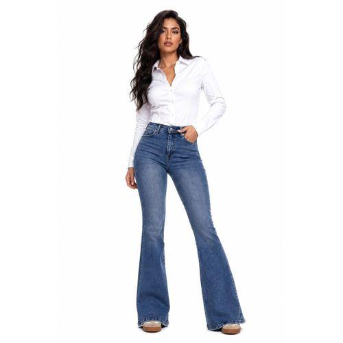 Kadın İspanyol Paça Fit Jean Pantolon BGL-ST05451