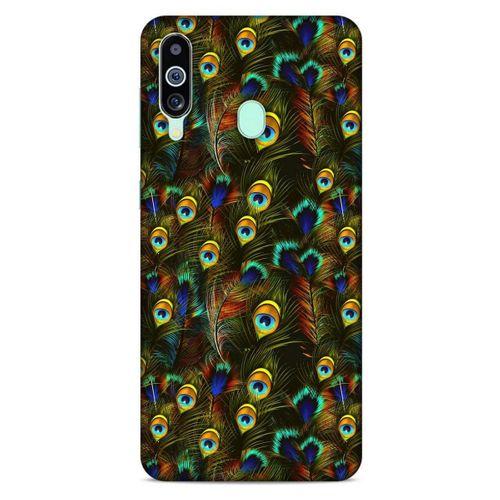 Samsung Galaxy M40 Kılıf Desenli Özel Seri Tüyler (11) Tam Koruma