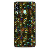 Samsung Galaxy M40 Kılıf Desenli Özel Seri Tüyler (11) Tam Koruma