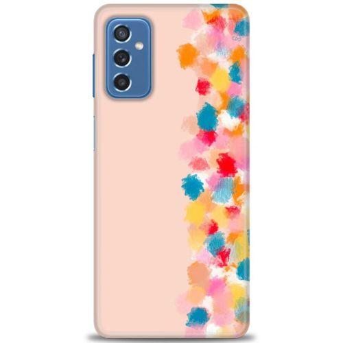 Samsung Galaxy M52 5G Kılıf HD Baskılı Kılıf - Parça Tuval + Tam Ekran Koruyucu
