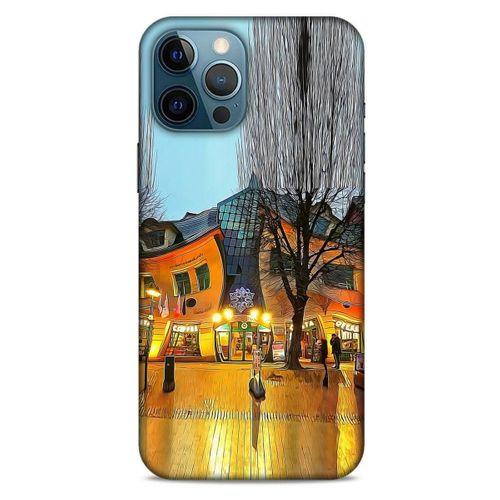 Apple iPhone 12 Pro Max Kılıf Dünya Mimarisi (33) Hybrid Kılıf Krzywy Domek Polonya