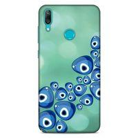 Nazarium (15) Desenli Silikon Kapak Huawei Y7 Prime 2019 Kılıf