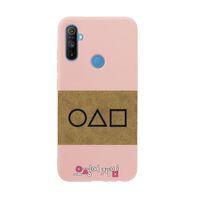 Realme C3 Squid Game Invitation Card Premium Silikonlu Telefon Kılıfı