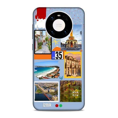 Lopard Huawei Mate 40 Pro Uyumlu Kılıf Şehirli ※ (35) İzmir Fit Design Kılıf