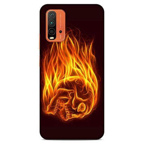 Lopard Xiaomi Redmi Note 9 4g Uyumlu Kılıf FireX (50) Shockproof Kılıf İskelet Kafa